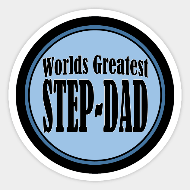 Worlds Greatest Step Dad! Sticker by randomwithscott